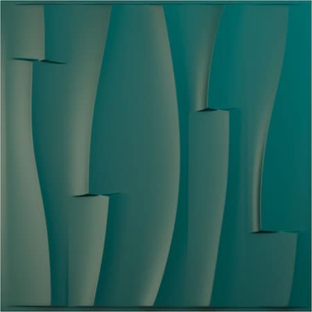 Ekena Millwork 19 5/8in. W x 19 5/8in. H Brick Wave EnduraWall Decorative 3D Wall Panel Covers 2.67 Sq. Ft. WP20X20BVGLN